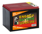 Battery Dry 9V/55Ah (H11.5 x L16.5 x W11.2 cm) 130 Ah