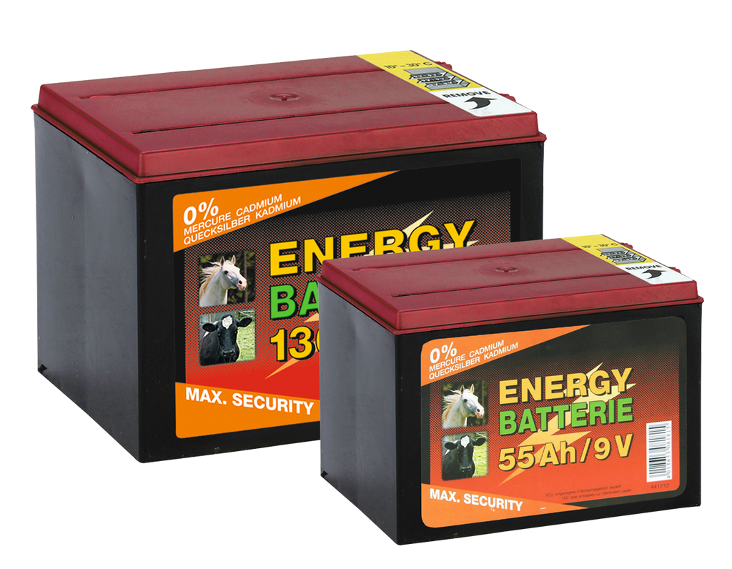 Battery Dry 9V/55Ah (H11.5 x L16.5 x W11.2 cm) 130 Ah