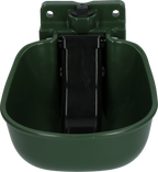 Water Bowl Plastic with spoon green
