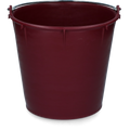 Bucket 7 l with handle Burgandy