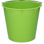 Bucket 7 l with handle Lime green