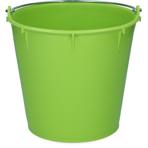 Bucket 7 l with handle Lime green