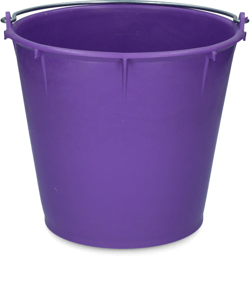 Bucket 7 l with handle Purple