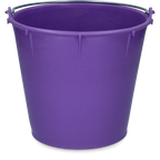 Bucket 7 l with handle Purple