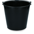 Bucket 7 l with handle Black