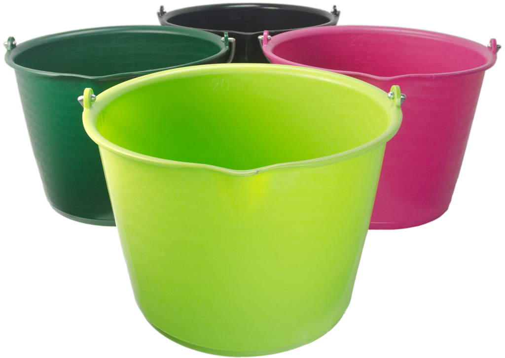 Bucket 15 l with pouring spout Dark Green