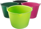 Bucket 15 l with pouring spout Dark Green