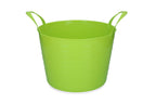 Bucket V-Trug Flexi Blue 14 l Lime green
