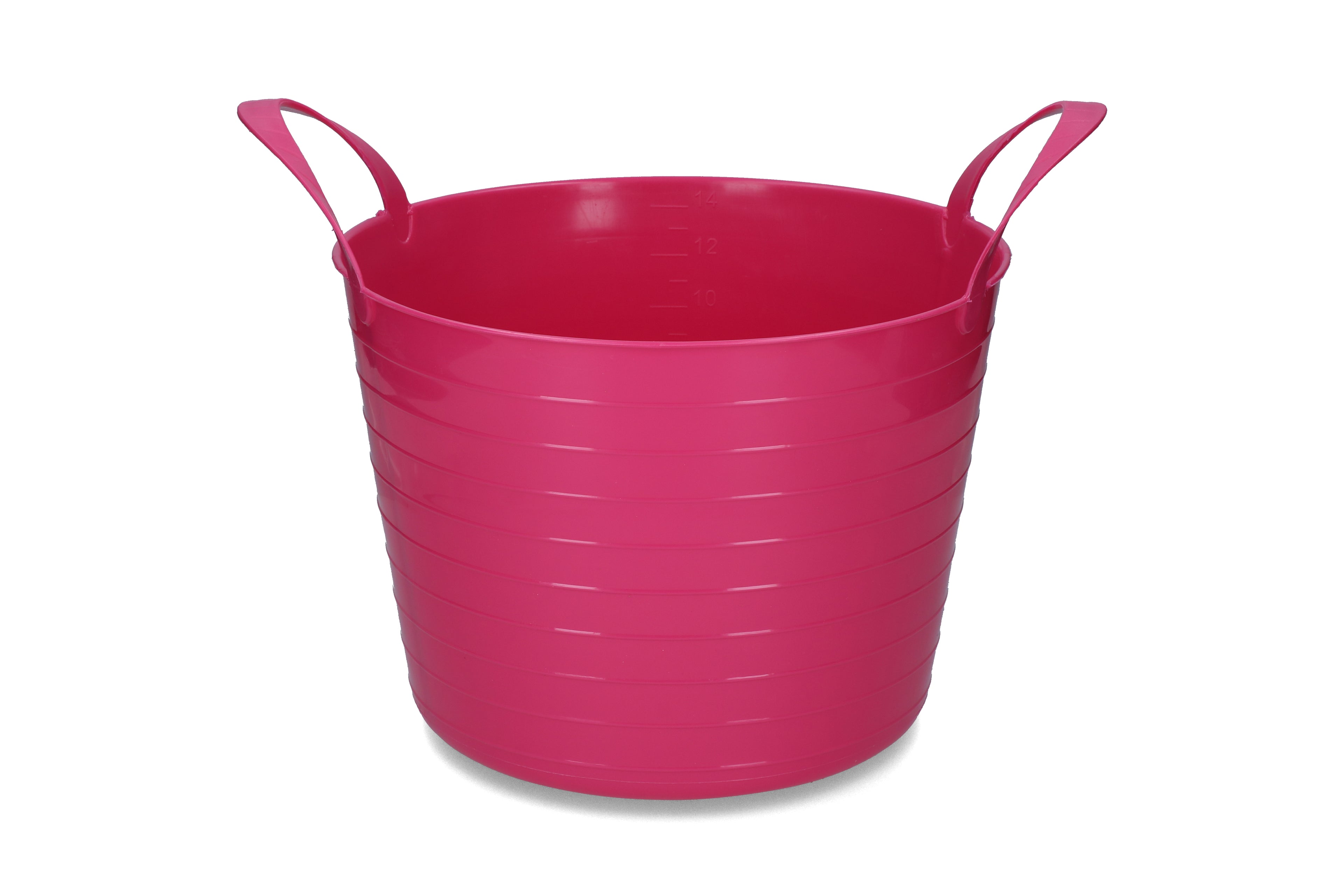 Bucket V-Trug Flexi Blue 14 l Pink