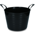 Bucket V-Trug Flexi 40 l Black