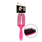 Excellent Horse Wave Brush Black Pink