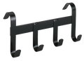 Bridle Bracket metal with 4 hooks to hang up black