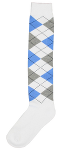 Riding sock RE white/l.blue/l.grey 43-46