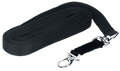 Lunge lux black with snap hook