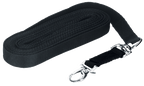 Lunge lux black with snap hook