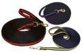Lunge Whip soft lux black with muskuton 8 m Purple