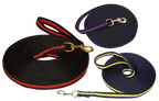 Lunge Whip soft lux black with muskuton 8 m Purple