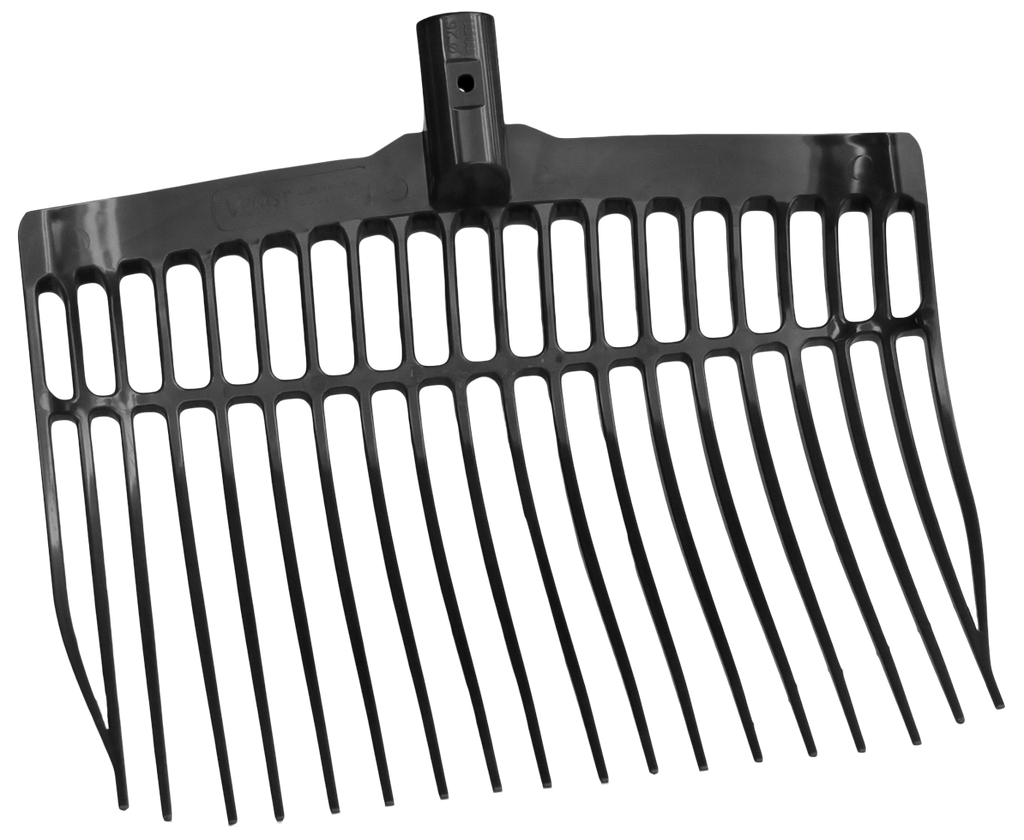Shaving fork without handle Black