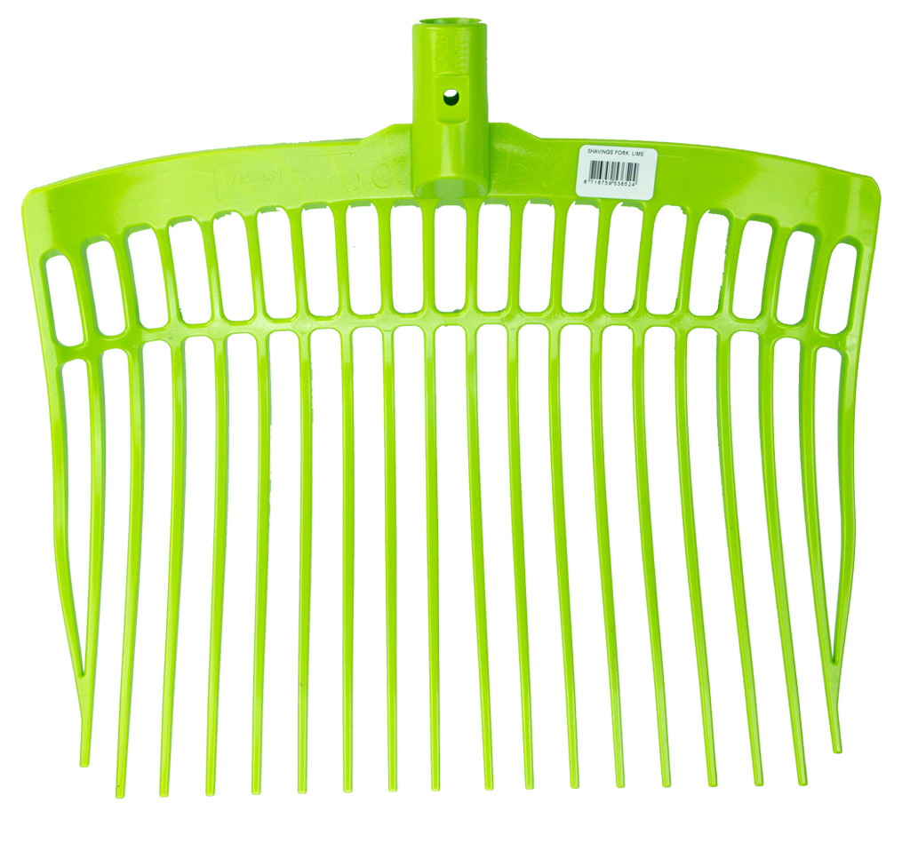 Shaving fork without handle Lime green