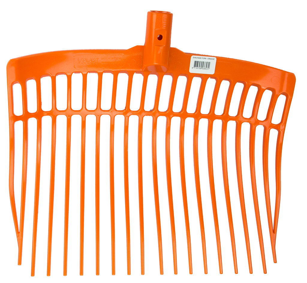 Shaving fork without handle Orange