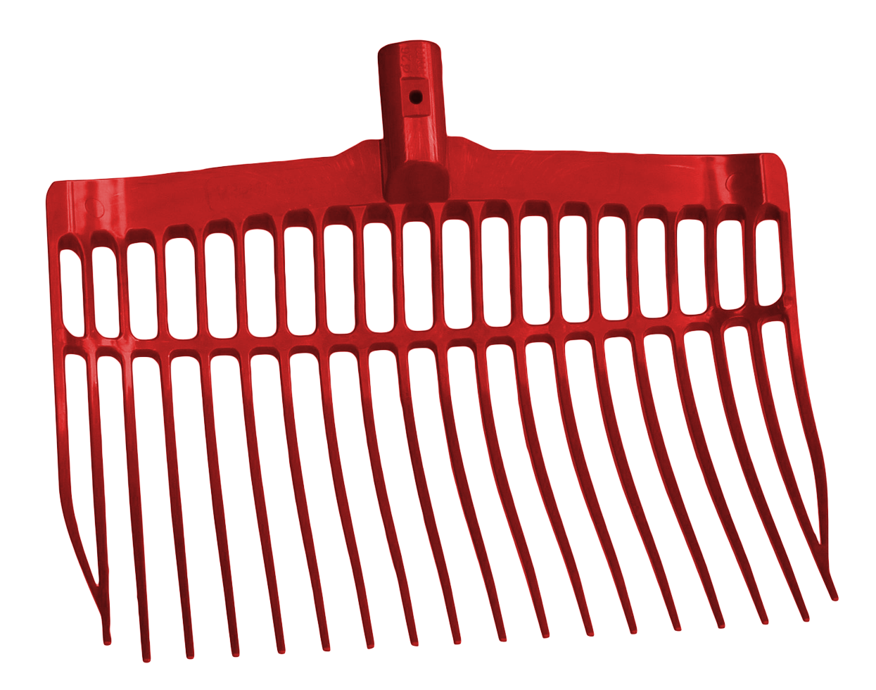 Shaving fork without handle Red