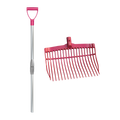 Shaving fork with handle Pink