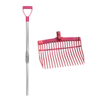Shaving fork with handle Pink