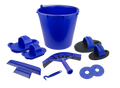 Grooming set 10 pieces in bucket Blue
