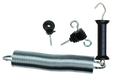 Gate Handle-Set with hooks and spring, 5 cm