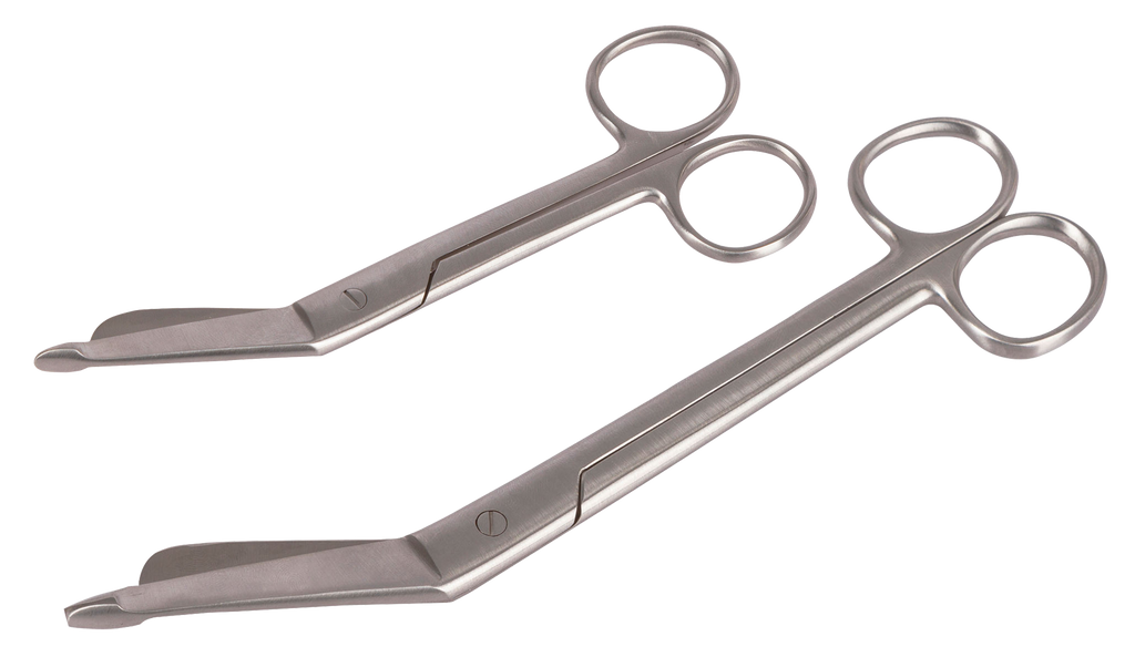 Stainless steel bandage scissors 145 mm (non serrated edge) 145 mm