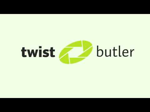 Twist butler 125 cm 3 pieces with 1 Crank