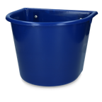 Feed trough 15 l with hooks Dark blue