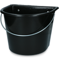 vPlast Manger Portable /w Hooks & Handle 15 l Black