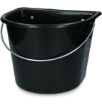 vPlast Manger Portable /w Hooks & Handle 15 l Black