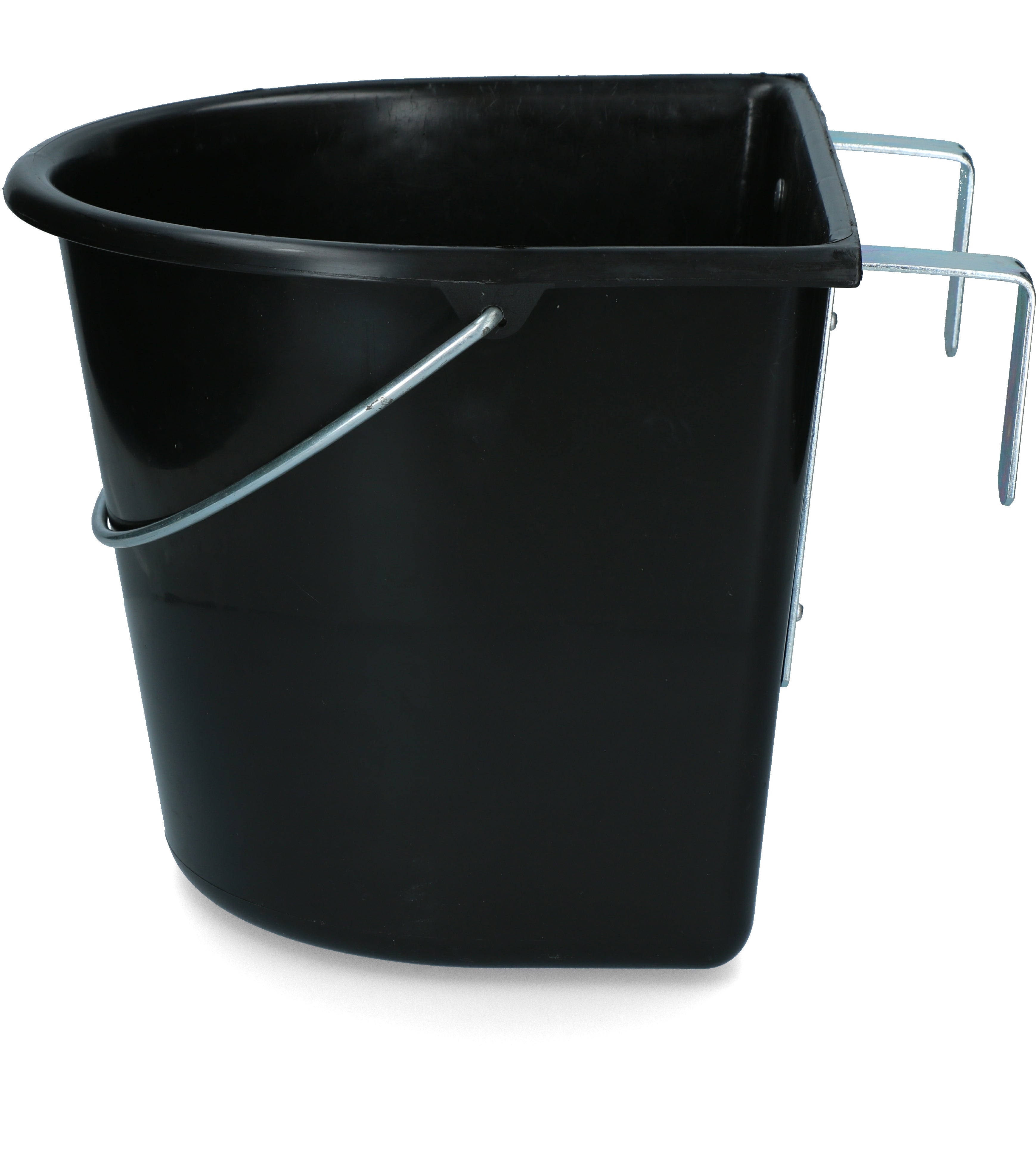 vPlast Manger Portable /w Hooks & Handle 15 l Black
