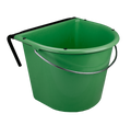 Feed trough 15 l with hook and handle Dark Green