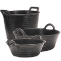 Rubber feed trough 32 l
