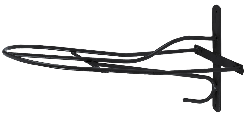 Saddle Rack Metal 54 cm Black