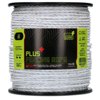 ZoneGuard 6 mm Plus fencing rope white 200 m