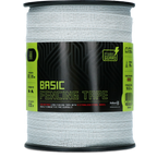 ZoneGuard 20 mm Basic fencing tape white 200 m (9 wires)