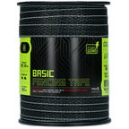 ZoneGuard 20 mm Basic fencing tape black 200 m