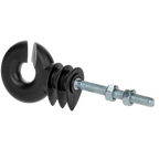 ZoneGuard Ring insulator black with bolt (metal core)