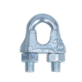 ZoneGuard wire clamp for galvanized ground rod 1 m