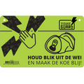 ZoneGuard Warning sign Caution: Electric Fence & Can Prohib